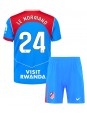 Billige Atletico Madrid Robin Le Normand #24 Tredjedraktsett Barn 2025-26 Kortermet (+ Korte bukser)